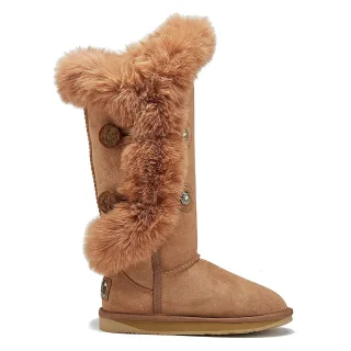 Nordic Tall Stiefel in Kastanienbraun