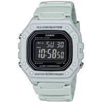 CASIO TIMELESS COLLECTION Chronograph W-218H-8BVEF, Quarzuhr, Armbanduhr, Herrenuhr, digital, automatischer Kalender