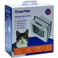 CAT MATE Katzenklappe Super Sel Chip + Disc 355 weiß