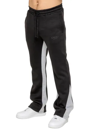 Enzo Milano | Herren Jogginghose mit Schlaghose