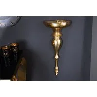 riess-ambiente Wandregal SCALA 60cm gold, Einzelartikel 1-tlg., Wandkonsole · Metall · Küche · Barock Design