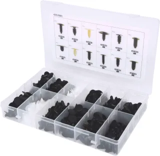 KS Tools Befestigungs-Clip-Satz für Kabelbäume, 340-tlg - 420.0900