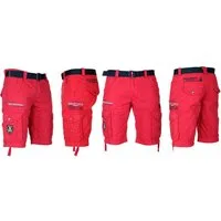 Geographical Norway Shorts Cargo Shorts kurze Hose knielang Short Bermuda Baumwolle Freizeit
