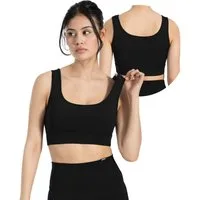 Smilodox Sport-BH SoftFeel Debby, High Support Bra, atmungsaktiv & schnelltrocknend Breites Unterbrustband, elastisch feuchtigkeitsableitend, Yoga Pilates