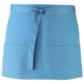 Premier Ladies/Womens Colours 3 Pocket Schürze (2er Pack) (Türkis)