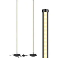 EDISHINE LED Stehlampe Wohnzimmer dimmbar, LED fest integriert, warmweiß, Minimalistische Stehleuchte