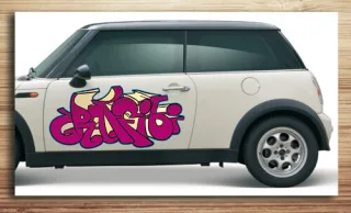 Aufkleber fürs Auto, Autoaufkleber Graffiti Style "Sprayer"
