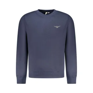 Accademia Militare Blauer Baumwoll Herren Sweatshirt