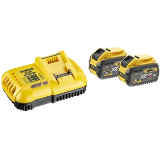 DEWALT XR FLEXVOLT Akku-Starter-Set 54V / 162Wh + 2 Akku + 1 Doppelladegerät DCB118-QW - DCB118X2-QW