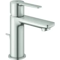 Grohe Waschtischarmatur Lineare Einhand-Waschtischbatterie mit Zugstangen-Ablaufgarnitur XS-Size