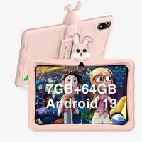 DOOGEE U9 Kinder Tablet, Android 14 64GB ROM (1TB TF) Tablet (10.1", 64 GB, Android 13, WIFI, 5060mAh Akku, 9,9 mm Dicke, WiFi 6, BT 5.0, Widevine L1)