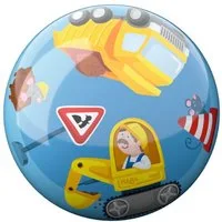 Haba Spielball Kleinkindwelt Ball Ball Baustelle 14 cm Ø Spielball 2012750001