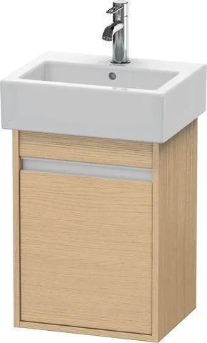 Duravit Ketho Waschtischunterbau wandhängend Natur Eiche Matt 400x320x550 mm - KT6630L3030 KT6630L3030