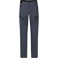 Bergson Outdoorhose PORI Damen Wanderhose, robust, elastisch, Normalgrößen, grau/blau