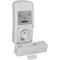 BROKO BROKO BL220F(SG) Fensterkontaktschalter - DIBt geprüft Smarter Kontaktsensor, Abluftsteuerung mit Zertifikat - DIBt geprüft