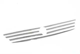 Chrom Kühlergrill Grill Leisten SET für Mercedes W639 Vito Viano ab 2003-2010