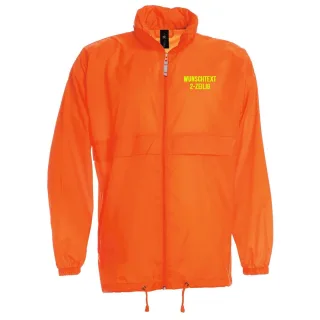 Leichte Regen- & Windjacke | Feuerwehrstore | orange | personalisierbar | Wunschtext Brust & Rücken | regenfest | wasserabweisend | integrierte Kapuze L neongelb Wunschtext 1-Zeilig (+3,00€) Wunschtext 1-Zeilig (+5,00€)