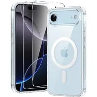 MSM Handyhülle Hülle + 2X Schutzglas für Apple iPhone 17 Air Panzerfolie MagSafe