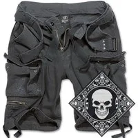 Brandit Cargoshorts Cargo Shorts kurze Hose robust schwere Qualität mit UD Bandana