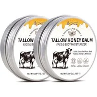 P-Beauty Cosmetic Accessories Tagescreme Rindertalg Honig Beef Tallow Gesicht Creme Hautpflege Hautpflegecreme, 2-tlg., Hautpflegecreme, Tagescreme, Hautschutz