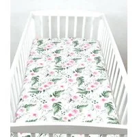 BabyLux Spannbettlaken SPANNBETTLAKEN 70x140 Spannbetttuch Baumwolle Kinder Baby Babybett, 110. Wilde Blüten