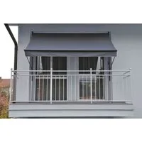 Angerer Freizeitmöbel Klemmmarkise grau, Ausfall: 150 cm, versch. Breiten