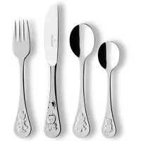 Villeroy & Boch Kinderbesteck Piemont Kinderbesteck-Set 4tlg. (4-tlg), 1 Personen, 18/10 Edelstahl