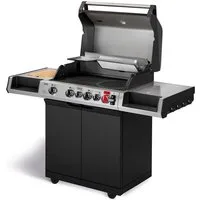Enders® Gasgrill Uniq 4 IK Cruster Gas Grill - 3 Brenner Infrarot mit Seitenkocher