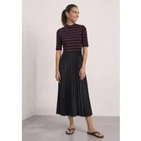 STREET ONE Midikleid mit plissiertem Rockteil
