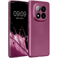 kwmobile Handyhülle Handyhülle für Xiaomi Redmi Note 14 Pro+ 5G / Redmi Note 14 Pro Plus, weiche Silikon Case metallisch schimmernd - Schutzhülle Cover