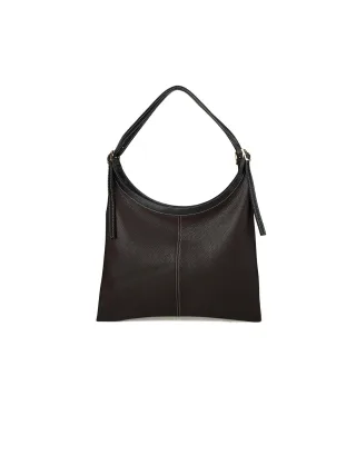 Giulia Monti Schultertasche Braun Schwarz