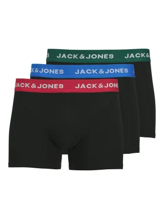 JACK&JONES - JACJOE TRUNKS 3 PACK Black - Gr. - XL