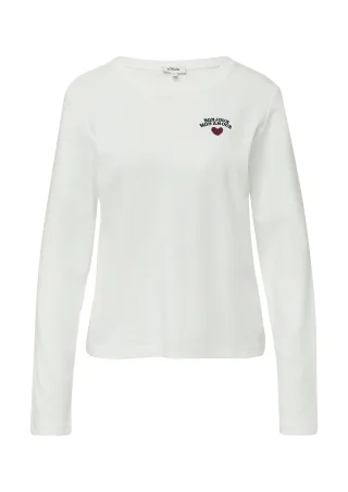 s.Oliver - T-Shirt creme - Gr. - 34