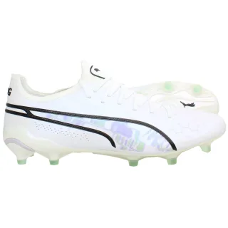 Puma King Ultimate Brilliance FG/AG Damen Weiße Fußballschuhe