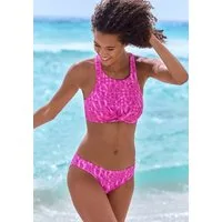 Elbsand Crop-Bikini-Top Letra, mit tollem Wording