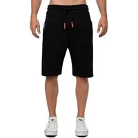 Cipo & Baxx Sweatshorts Herren Regular Fit Capri Hose Mid Waist BA-CK271 Kordelzug mit farblichen Akzenten