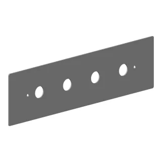 Dornbracht Rosette für Montagerahmen Vierloch-Stand Ersatzteile 092801014 150 x 570 x 3 mm Champagne 092801014-47