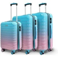 Blade Hartschalen-Trolley Kofferset Erweiterbares Handgepäck Rollkoffer TSA-Schloss ABS+PC SALE