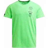 CAMP DAVID T-Shirt Rundhals mit kleinen Folienprints tech green