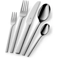 WMF Besteck-Set Tavira Besteck-Set, 30-teilig, Cromargan® (30-tlg), 6 Personen, Cromargan Edelstahl rostfrei 18/10, edle Optik angenehme Haptik, geschmiedete Messer, spülmaschinenfest