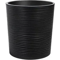 KONZEPT Blumentopf Pflanztopf Groß Innen, 30cm Meißelspuren-Design, Mit Inneneinsatz (1 St), ideal für den Innenbereich