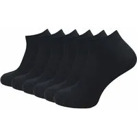GAWILO Sneakersocken aus 100% Baumwolle für Damen (6-Paar) ohne drückende Naht über den Zehen - atmungsaktiv - absolut blickdicht
