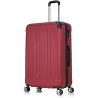 Flexot Hartschalen-Trolley F-2045 Kofferset, 360° Rollen, robuster Reisekoffer, Bordcase, 4 Rollen, Robuster und moderner Koffer mit vier 360° Rollen und Zahlenschloss