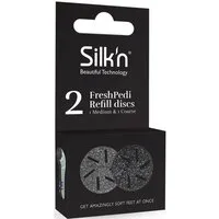 Silk'n Hornhautentferner Ersatzschleifscheiben FreshPedi Refill discs 1 Medium 1Coarse, Set, 2-St.