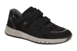 Waldl?ufer H 952302 200 001 schwarz - bequeme Slipper f?r Herren