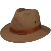 Stetson Sonnenhut (1-St) Stoffhut mit Lederband