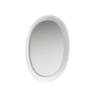 LAUFEN Keramischer Spiegel THE NEW CLASSIC 500x700 LED Ambiente Licht weiß matt, H4060700857571 H4060700857571