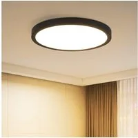 ZMH LED Deckenleuchte Wohnzimmer Ø18/27 Modern Küchenlampe Flur Schlafzimmer, Augenschutz, Einfache Installtion, LED fest integriert, Warmweiß