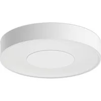Philips Hue Smarte LED-Leuchte White & Color Ambiance Infuse Deckenleuchte M schwarz, Abschaltautomatik, Bluetooth, CCT - über Fernbedienung, Dimmfunktion, Farbsteuerung, Farbwechsel, Leuchtdauer einstellbar, Memoryfunktion, Nachtlichtfunktion, RGB, 