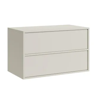 Badplaats Waschbeckenunterschrank, Kaschmir, Holz, Rechteckig, 80x54x49 cm, Badezimmer, Badezimmerschränke, Bad Unterschränke